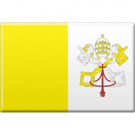 Magnet - Länderflagge Vatikanstadt - Gr.ca. 8x5,5 cm - 37852