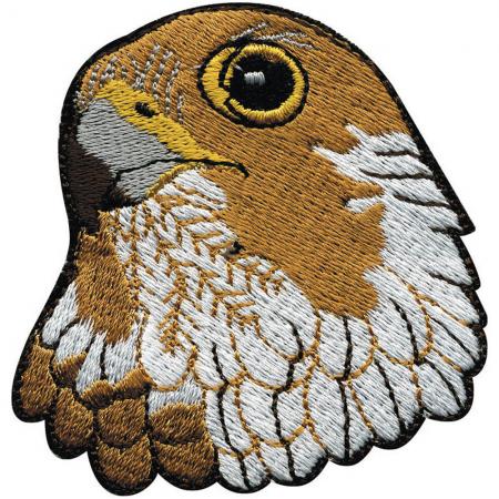 Aufnäher Patches - Adlerkopf Greifvogel - 01902 Gr. ca. 6 x 6 cm