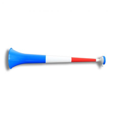 Vuvuzela Horn Fan-Trompete Fussball - Gesamtlänge ca. 55cm - 4teilig Frankreich 39345-7