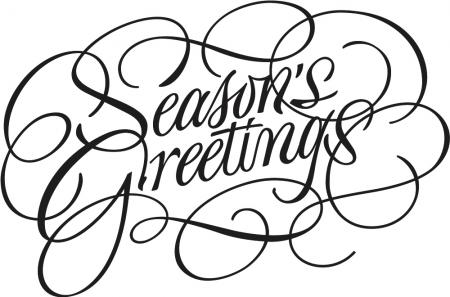 Wandtattoo Dekorfolie Weihnachten Seasons Greetings WD0816 verschiedene Farben und Größen zur Wahl