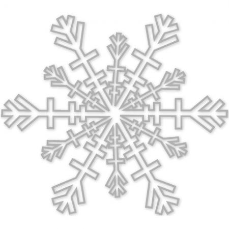 Wandtattoo Dekorfolie - Schneeflocke - Weihnachten - WD0823 - verschiedene Farben zur Wahl