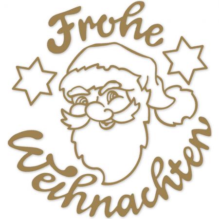 Wandtattoo Dekorfolie - Frohe Weihnachten - WD0825 - verschiedene Farben zur Wahl