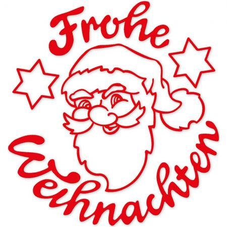 Wandtattoo Dekorfolie - Frohe Weihnachten - WD0825 - verschiedene Farben zur Wahl