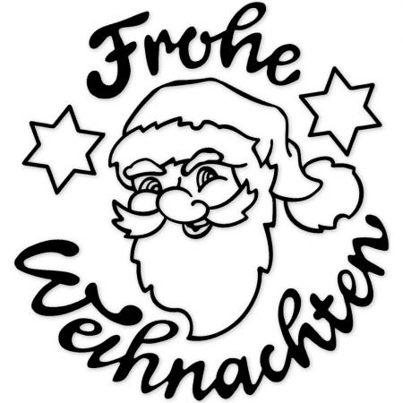 Wandtattoo Dekorfolie - Frohe Weihnachten - WD0825 - verschiedene Farben zur Wahl