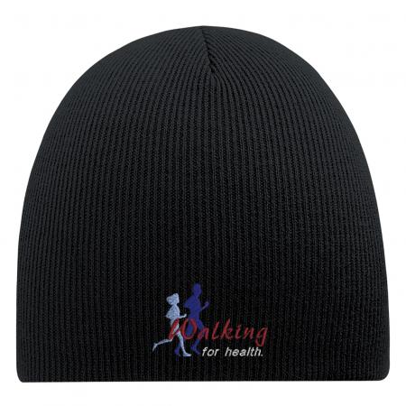 Beanie Mütze Walking for health 54889 Schwarz