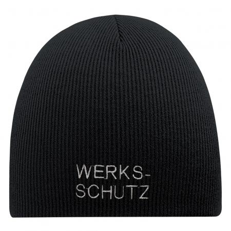 Beanie Mütze Werksschutz 55608 schwarz