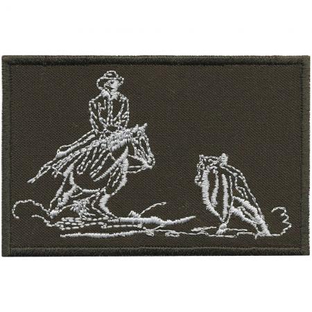 AUFNÄHER - Westernreiten - 00009 - Gr. ca. 6 x 5 cm - Patches Stick Applikation