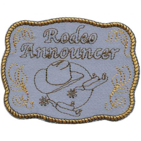 AUFNÄHER RODEO WESTERN COWBOY Gr. ca. 9cm x 7cm 00010 Patches Stick Applikation