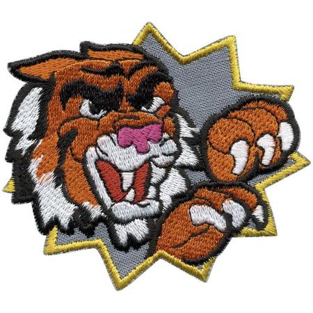 Aufnäher - Tiger - 01978 - Gr. ca. 7 x 6 cm - Patches Stick Applikation