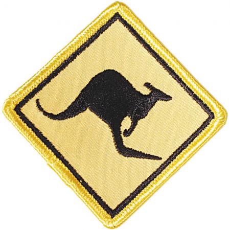 Aufnäher - Kängeruh - 04312 - Gr. ca. 5 x 5 cm - Patches Stick Applikation