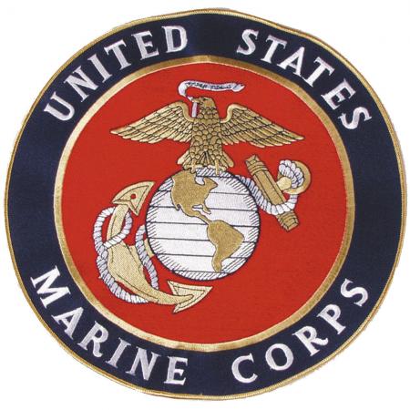 RÜCKENAUFNÄHER - Military US - 08051- Gr. ca. 26 cm - Patches Stick Applikation