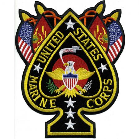 RÜCKENAUFNÄHER - Military US - 08061 - Gr. ca. 28 x 20 cm - Patches Stick Applikation