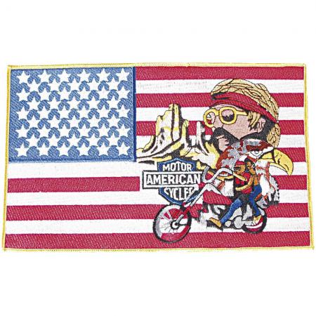 Rückenaufnäher - Motor American Cycles - 08072 - Gr. ca. 25 x 15,5 cm