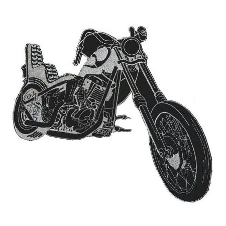 Rückenaufnäher - Bike - 08098- Gr. ca. 25 x 30 cm - Patches Stick Applikation