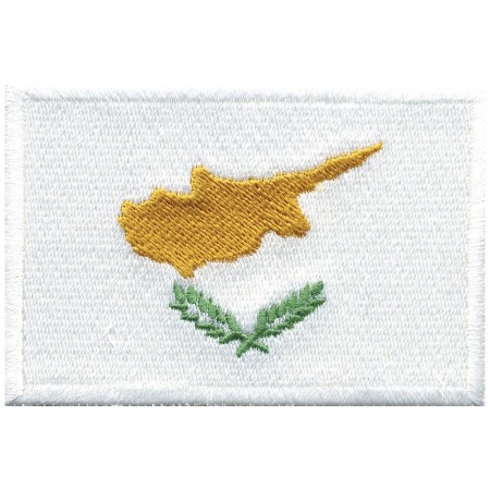 Aufnäher Länderfahne Patch - ZYPERN - 20464 Gr. ca. 8 x 5cm