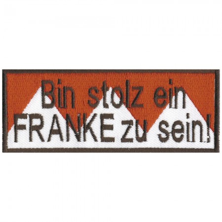 Aufnäher Patch - FRANKEN - Gr. ca. 11,5 x 4,5 cm - 00409