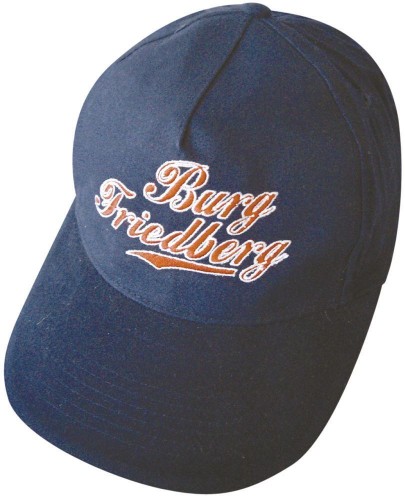 Baseball-Cap mit Bestickung - Burg Friedberg - 68881 dunkelblau