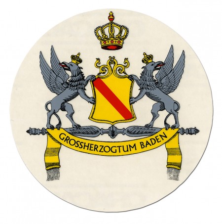 Applikation Auto PVC-Aufkleber PKW Sticker - BADEN - 301396 - Gr. ca. 10 cm