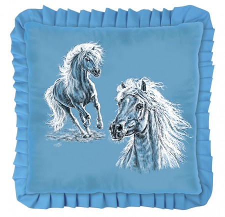 KISSEN - Haflinger - TWILIGHT - Gr. ca. 40x40cm - 11368 - Zierkissen Dekokissen
