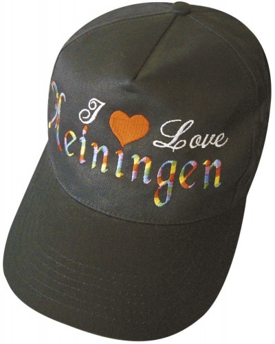 Baseballcap mit Einstickung - I love Meiningen - 68046 schwarz