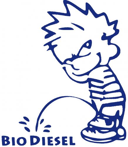 Pinkelmännchen Applikations-Aufkleber - Bio-Diesel - 303647 Gr. ca. 15cm