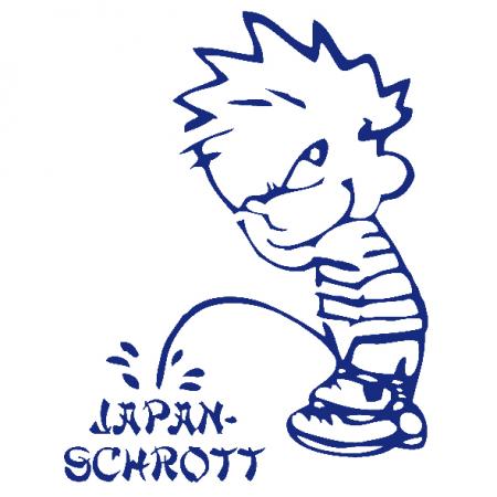 Pinkelmännchen Applikations-Aufkleber - Japan-Schrott - 303630 Gr. ca. 15cm