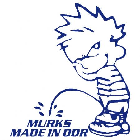 Pinkelmännchen Applikations-Aufkleber - Murks made in DDR - 303625 Gr. ca. 15cm