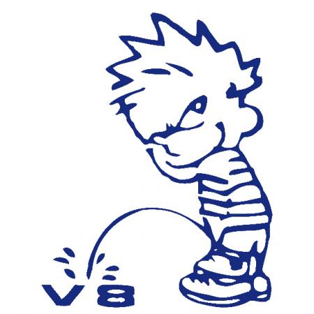 Pinkelmännchen Applikations-Aufkleber - V 8 - 303639 Gr. ca.a 15cm