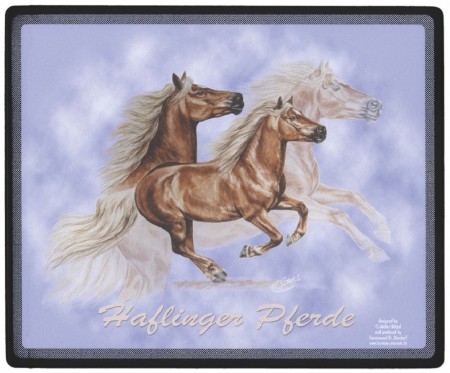 Mauspad MOUSEPAD Pferdemotiv - Haflinger ASTERIX - 22596 Gr. 24 x 20cm