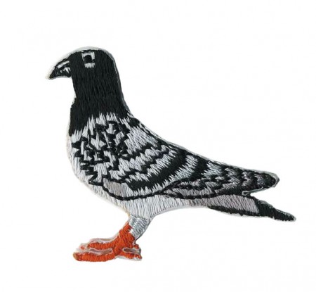 AUFNÄHER - Taube - Gr. ca. 5cm x 4cm - 00526