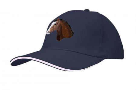 Baseballcap mit Einstickung - Pferd Pferdekopf weiße Plesse - versch. Farben 69250