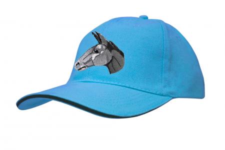 Baseballcap mit Einstickung - grauer Esel donkey ass - versch. Farben 69251
