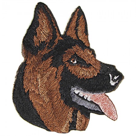 Aufnäher - Schäferhund German Shepard- 04511 Gr. ca. 7 x 6 cm