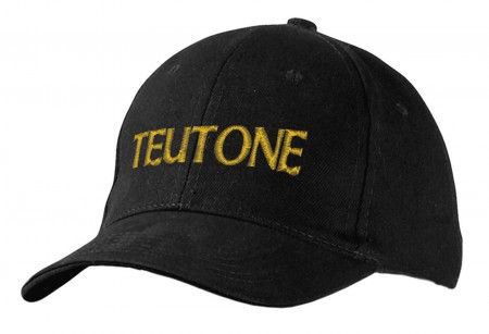 Baseballcap mit Stick - Teutone - 68428 schwarz