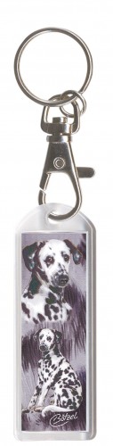 DESIGNER Schlüsselanhänger - 2 Dalmatiner - Collection Bötzel - Gr. ca. 70x25mm - 13104