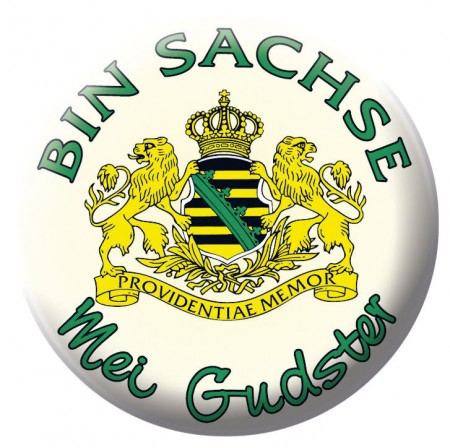 Magnet Küchenmagnet - Bin Sachse Mei Gudster - 16232 Gr. ca. 5,7 cm