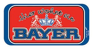 Hinweisschild -Hier wohnt ein Bayer - 308139