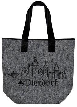 Filztasche mit Einstickung - STADT DIERDORF - 26017 - Tasche Shopper Bag