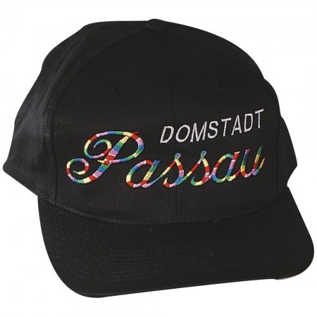 Baseballcap mit Einstickung - Domstadt Passau - 68022 schwarz