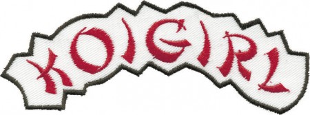 Aufnäher Patches - Koigirl - KO848 - Gr. ca. 12 cm