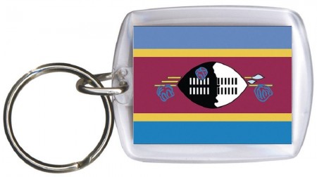 Schlüsselanhänger Anhänger - SWASILAND - Gr. ca. 4x5cm - 81161 - Keyholder WM Länder