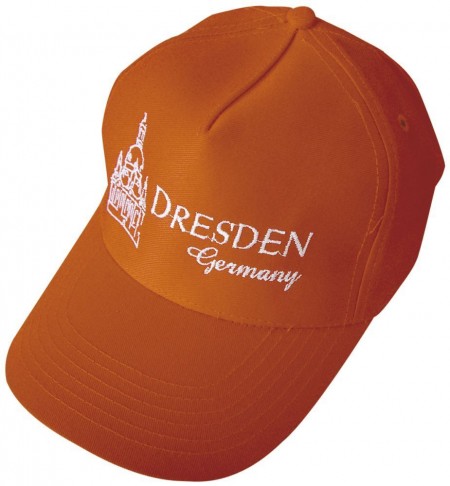 Baseballcap mit Einstickung - Dresden - 69269 orange