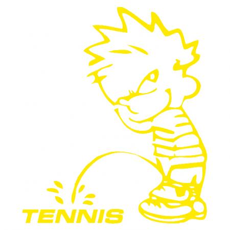 Pinkelmännchen Applikations-Aufkleber - Tennis - 303643 Gr. ca. 15cm