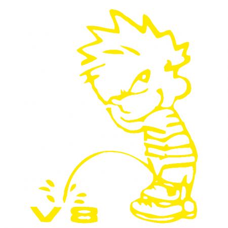 Pinkelmännchen Applikations-Aufkleber - V 8 - 303639 Gr. ca.a 15cm