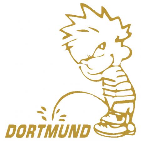 Pinkelmännchen Applikations-Aufkleber - Dortmund - 303652 Gr. ca. 15cm