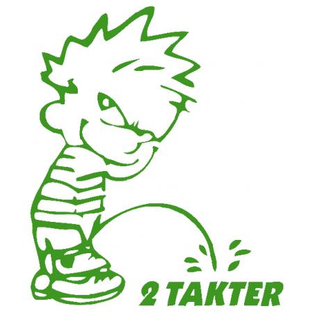 Pinkelmännchen Applikations-Aufkleber - 2Takter - 303621 Gr. ca. 15cm