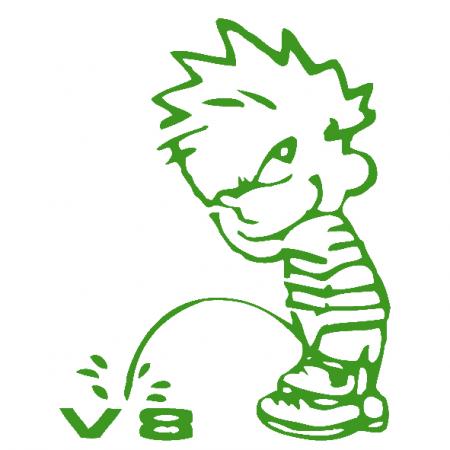 Pinkelmännchen Applikations-Aufkleber - V 8 - 303639 Gr. ca.a 15cm