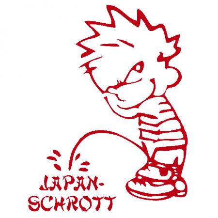 Pinkelmännchen Applikations-Aufkleber - Japan-Schrott - 303630 Gr. ca. 15cm