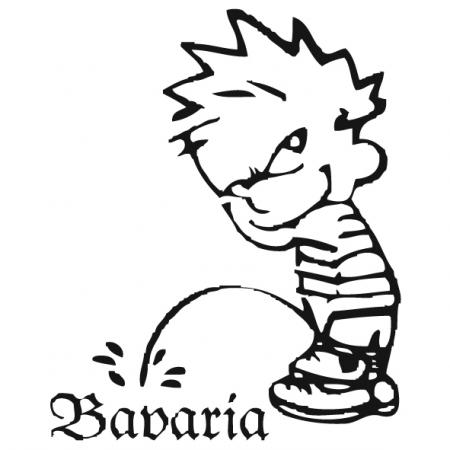 Pinkelmännchen Applikations-Aufkleber - Bavaria - 303641 Gr. ca. 15cm