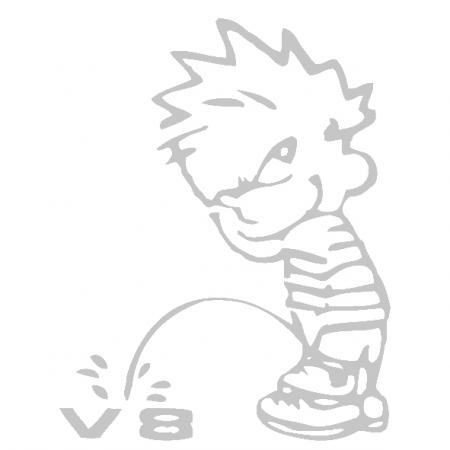 Pinkelmännchen Applikations-Aufkleber - V 8 - 303639 Gr. ca.a 15cm